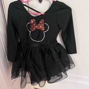 Disney Brand black Minnie Mouse tulle dress, size 2T. Great condition!